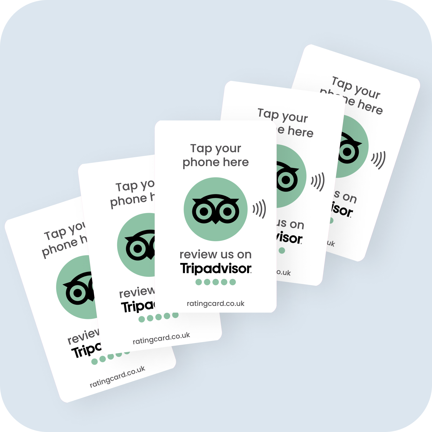 5 TripAdvisor Cards